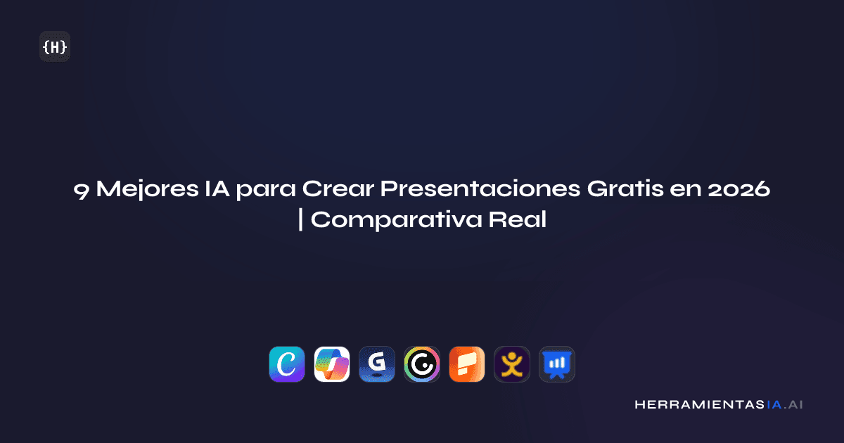 7 Mejores IA Gratis para Crear Presentaciones en 2026 (+2 premium)