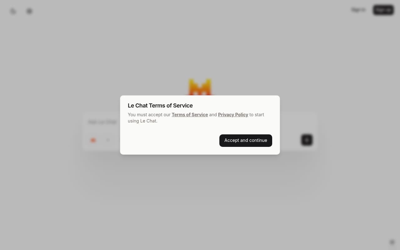 Le Chat — captura de pantalla