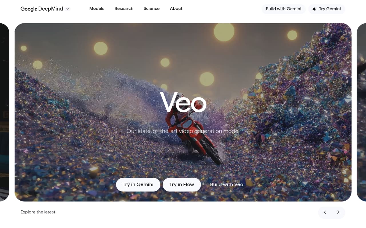 Veo — captura de pantalla