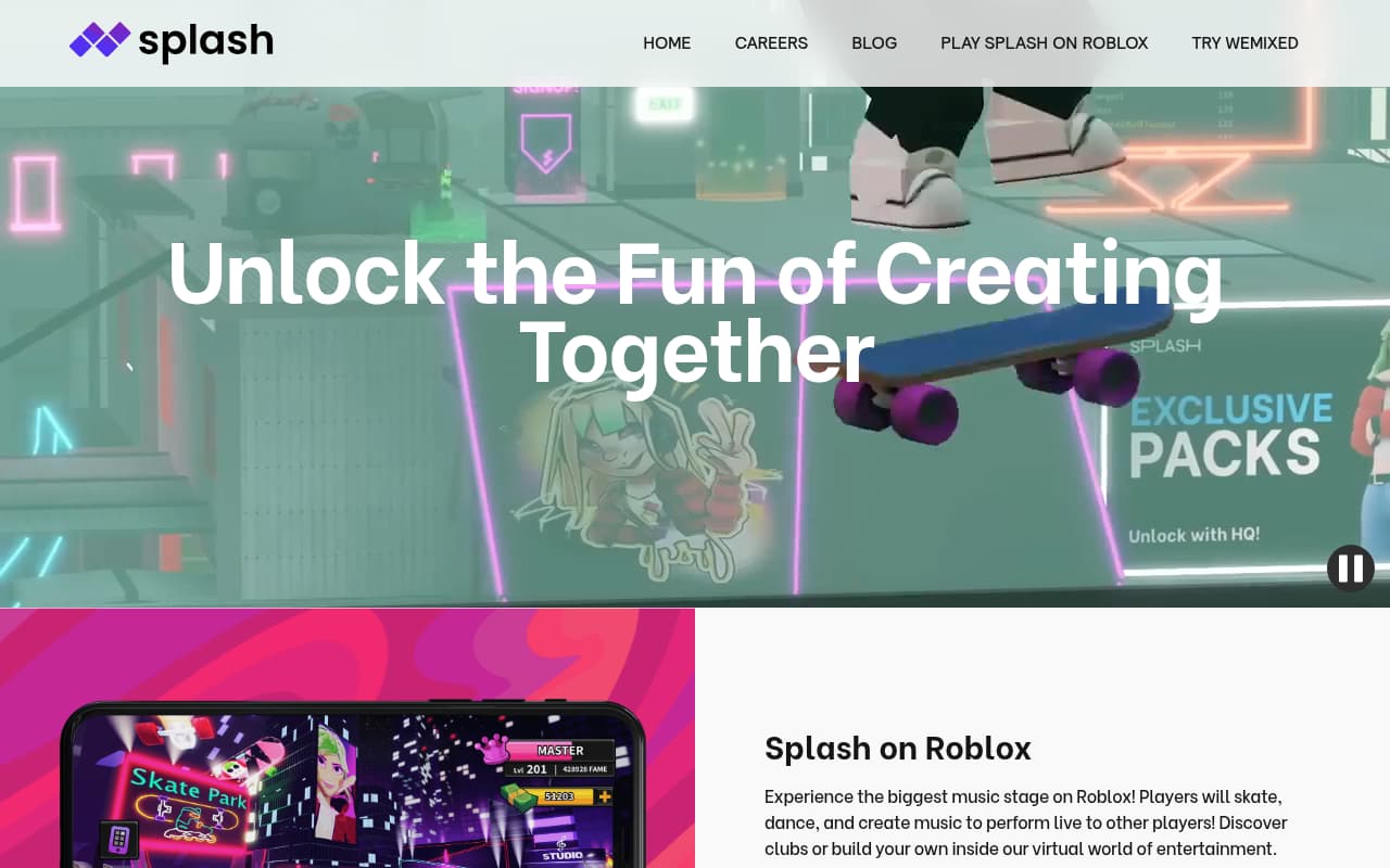 Splash Music — captura de pantalla